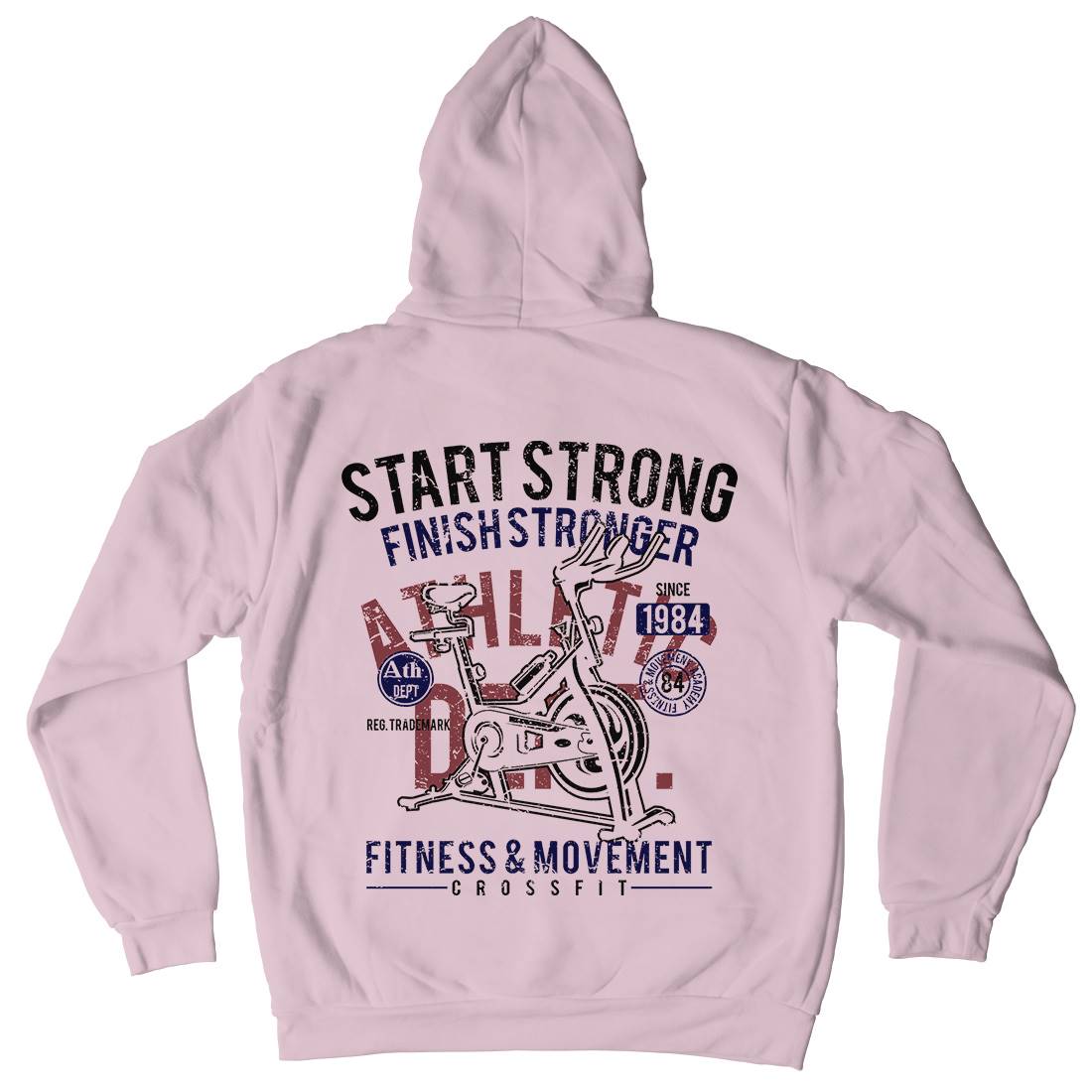 Start Strong Kids Crew Neck Hoodie Gym A159