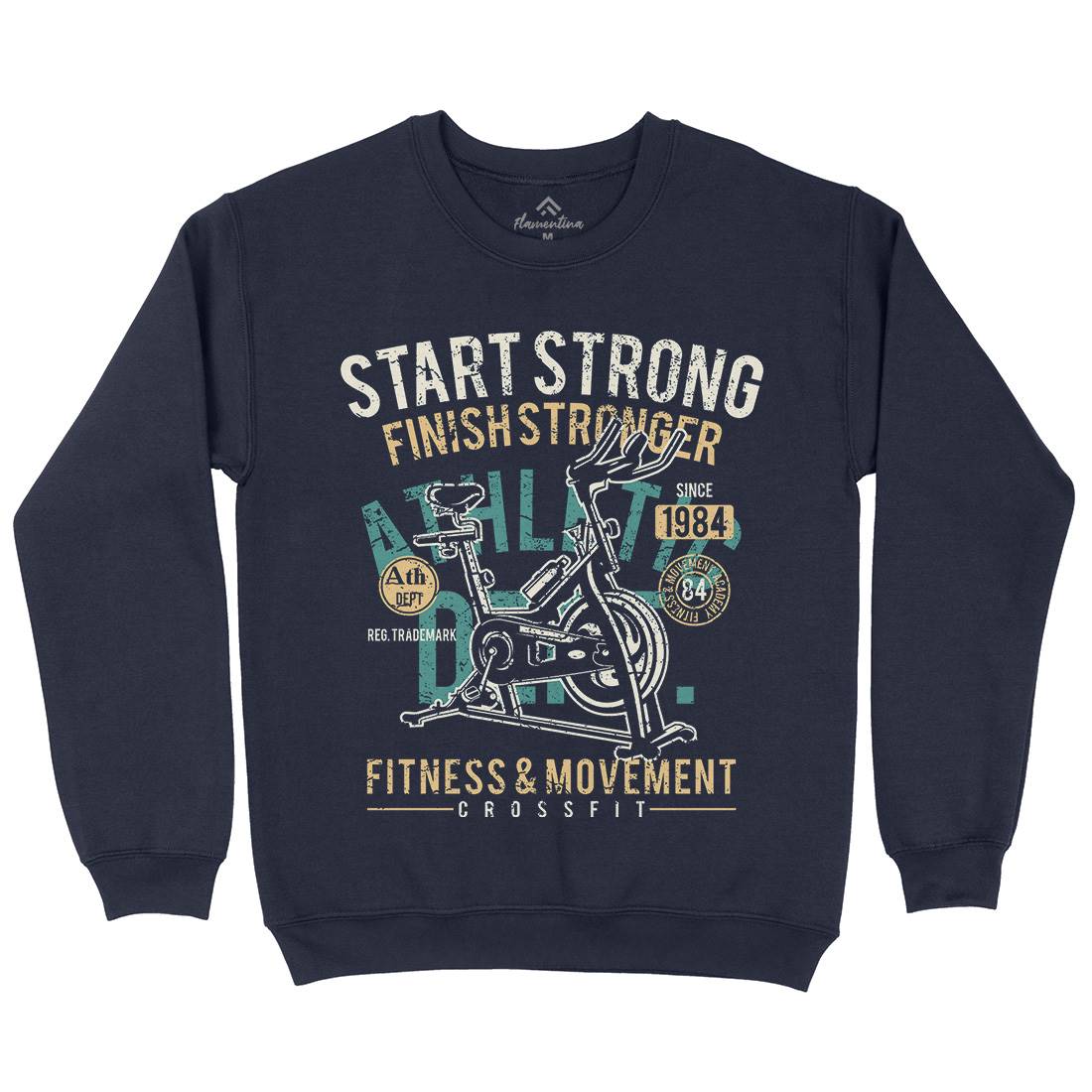 Start Strong Kids Crew Neck Sweatshirt Gym A159