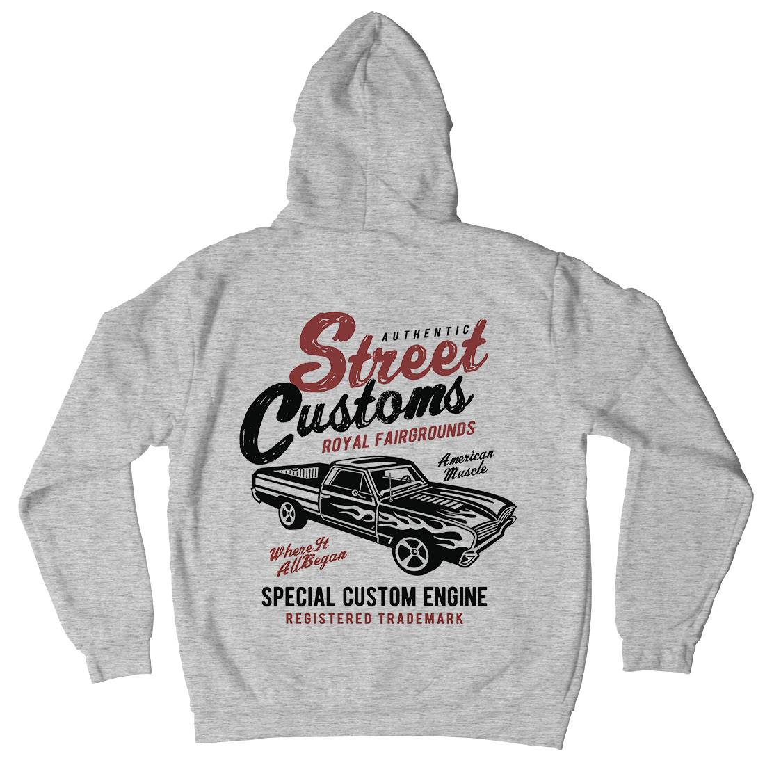 Street Custom Kids Crew Neck Hoodie Motorcycles A161