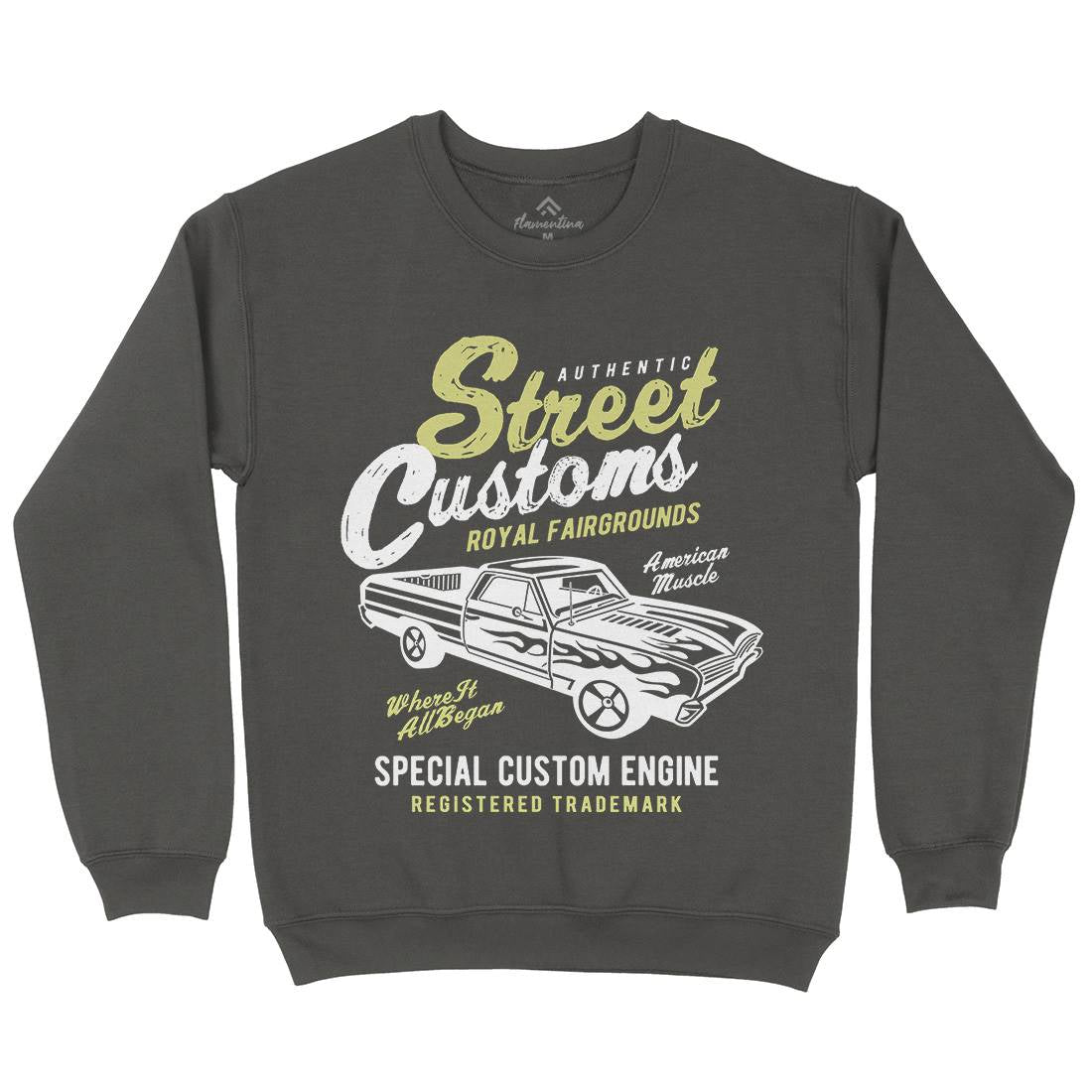 Street Custom Kids Crew Neck Sweatshirt Motorcycles A161