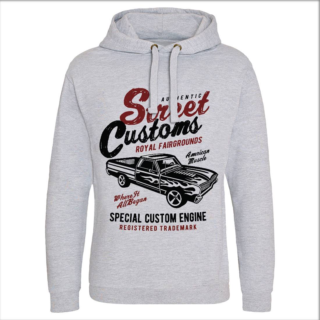 Street Custom Mens Hoodie Without Pocket Motorcycles A161