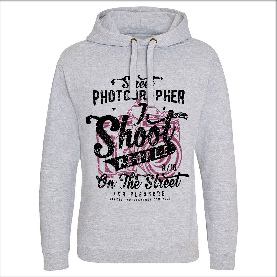 Street Photographer Mens Hoodie Without Pocket Media A162