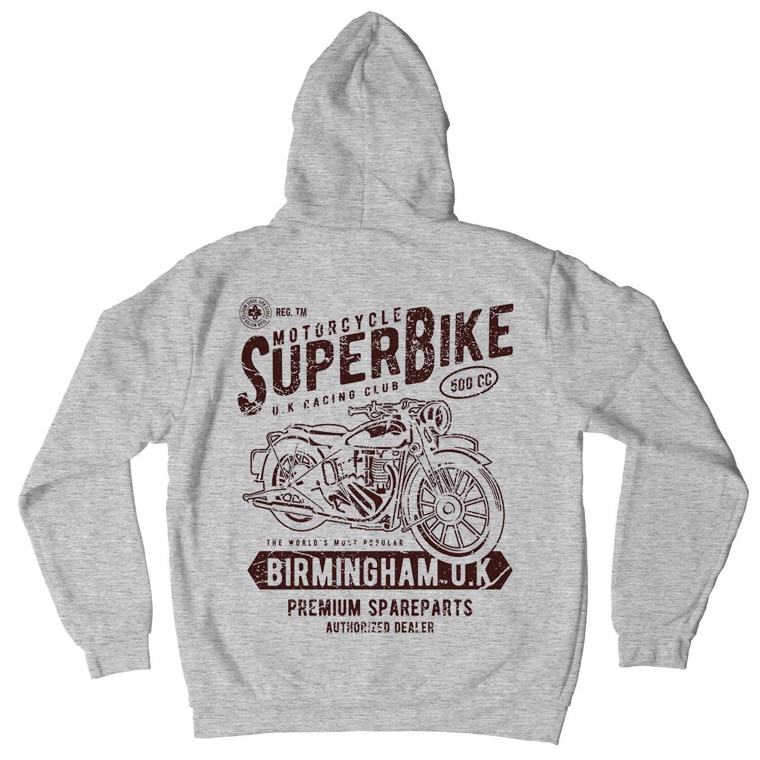 Super Bike Mens Hoodie With Pocket Motorcycles A164