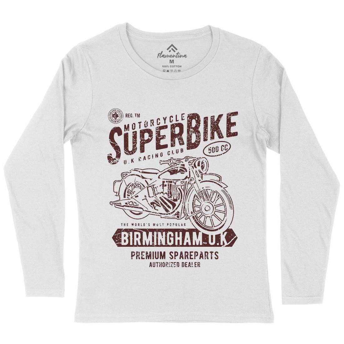 Super Bike Womens Long Sleeve T-Shirt Motorcycles A164