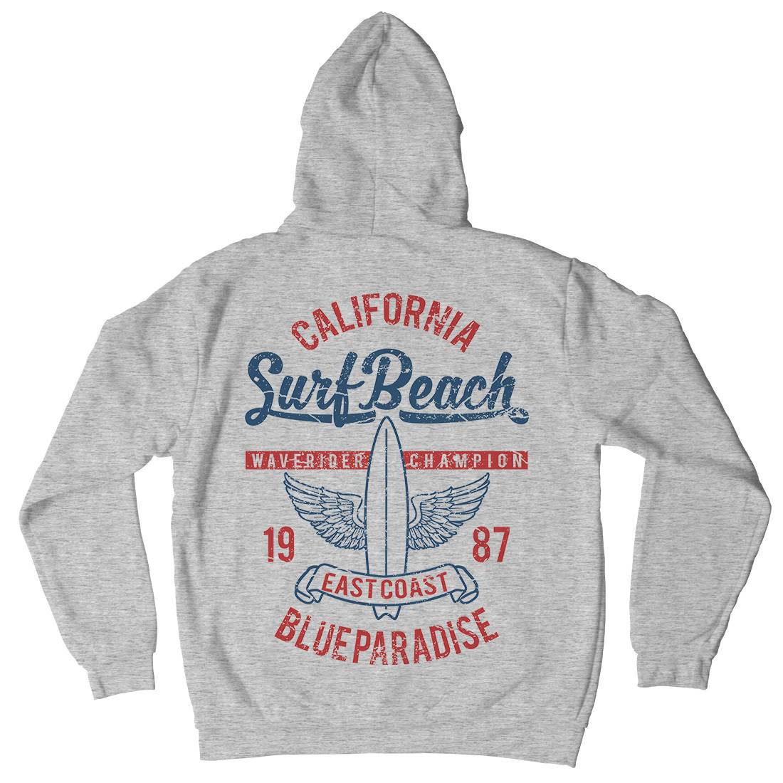 Beach Kids Crew Neck Hoodie Surf A168