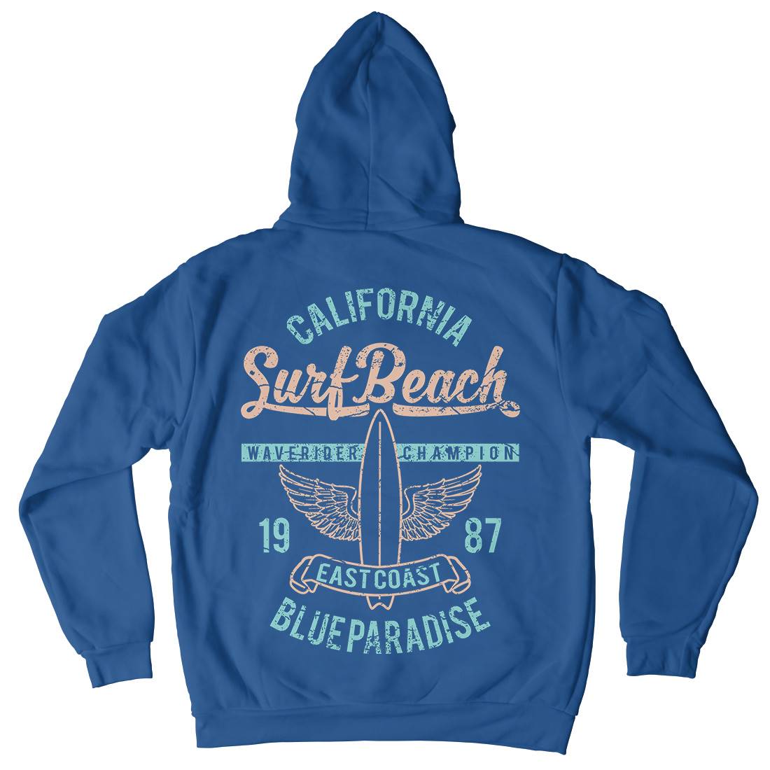 Beach Kids Crew Neck Hoodie Surf A168