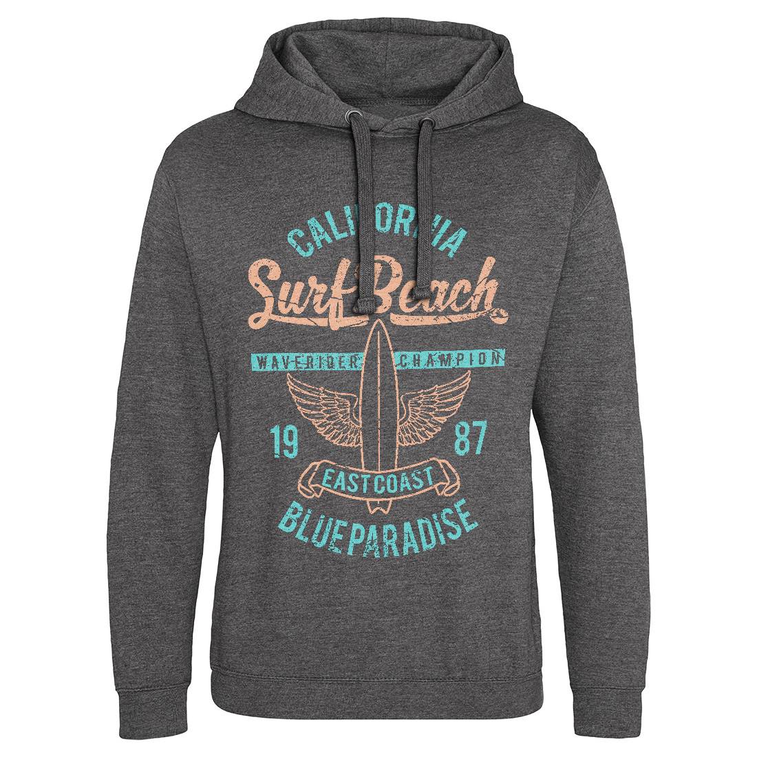 Beach Mens Hoodie Without Pocket Surf A168