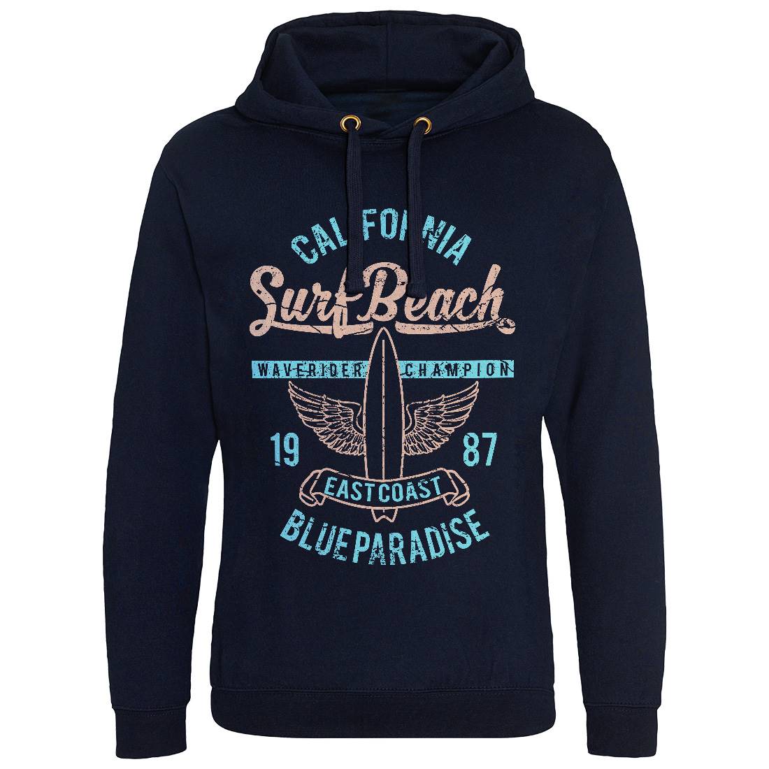 Beach Mens Hoodie Without Pocket Surf A168