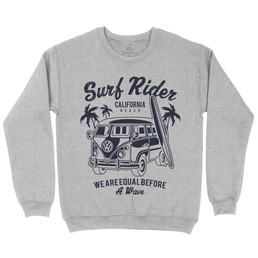 Rider Mens Crew Neck Sweatshirt Surf A169