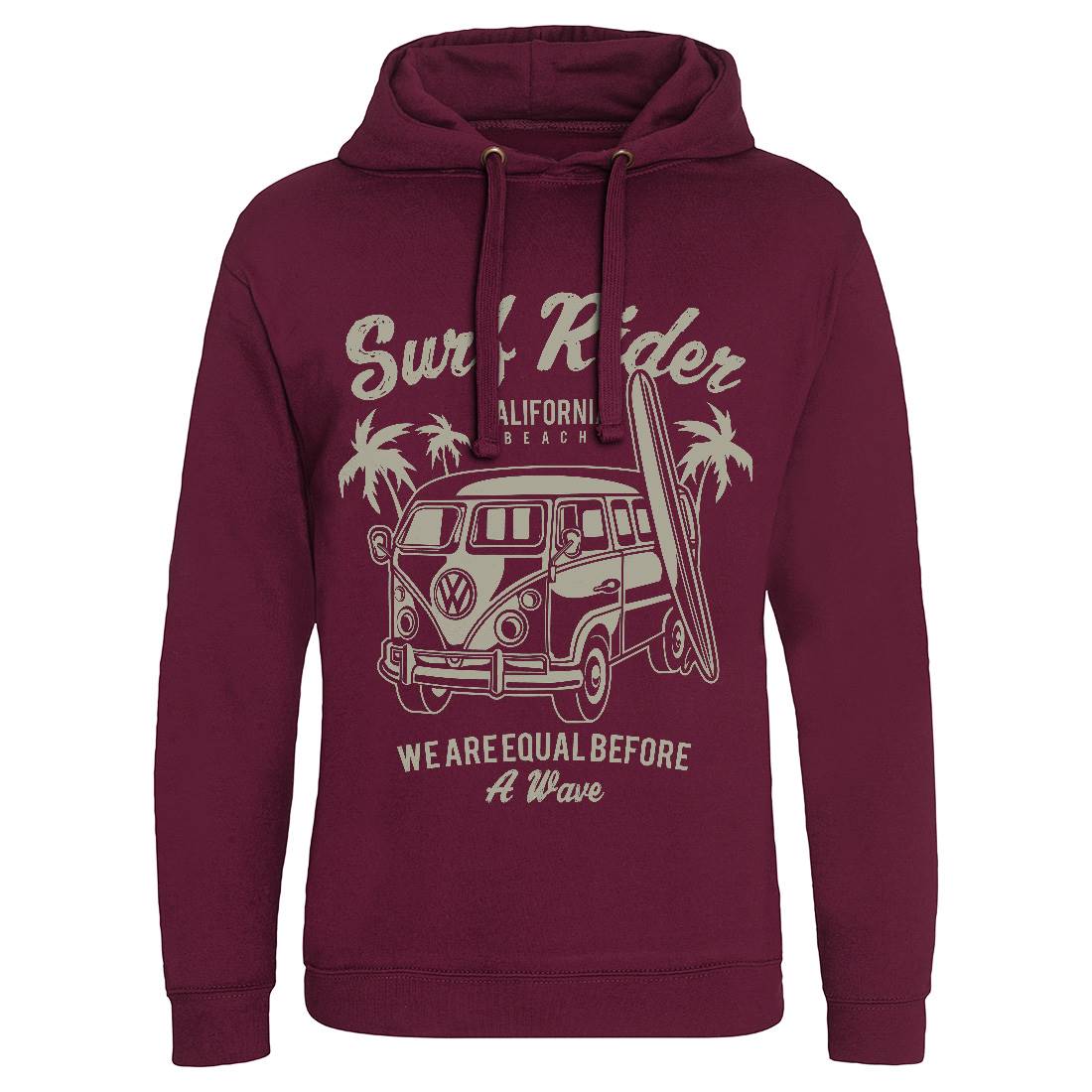 Rider Mens Hoodie Without Pocket Surf A169