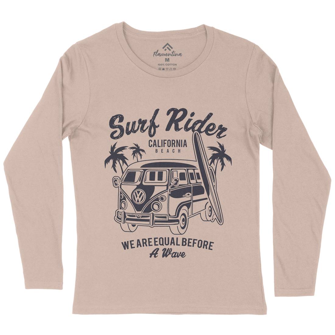 Rider Womens Long Sleeve T-Shirt Surf A169