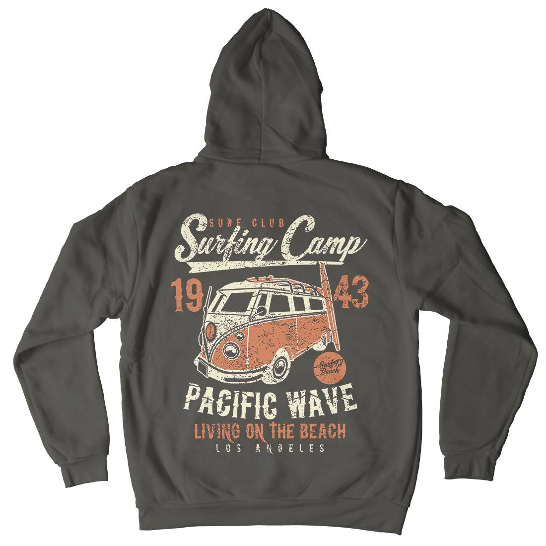 Surfing Camp Kids Crew Neck Hoodie Surf A170