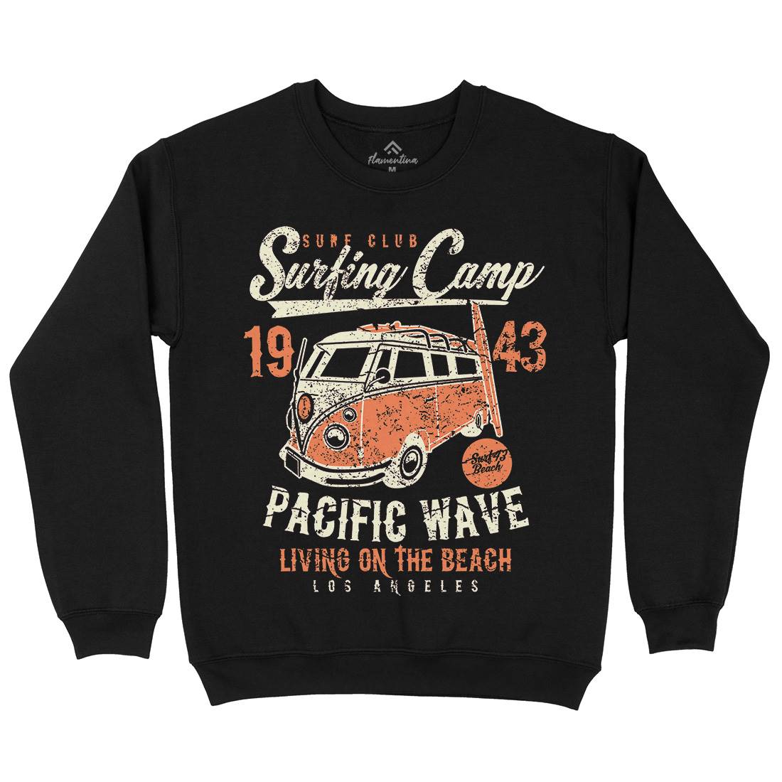 Surfing Camp Kids Crew Neck Sweatshirt Surf A170