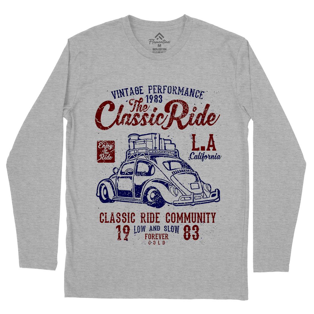 Classic Ride Mens Long Sleeve T-Shirt Cars A171