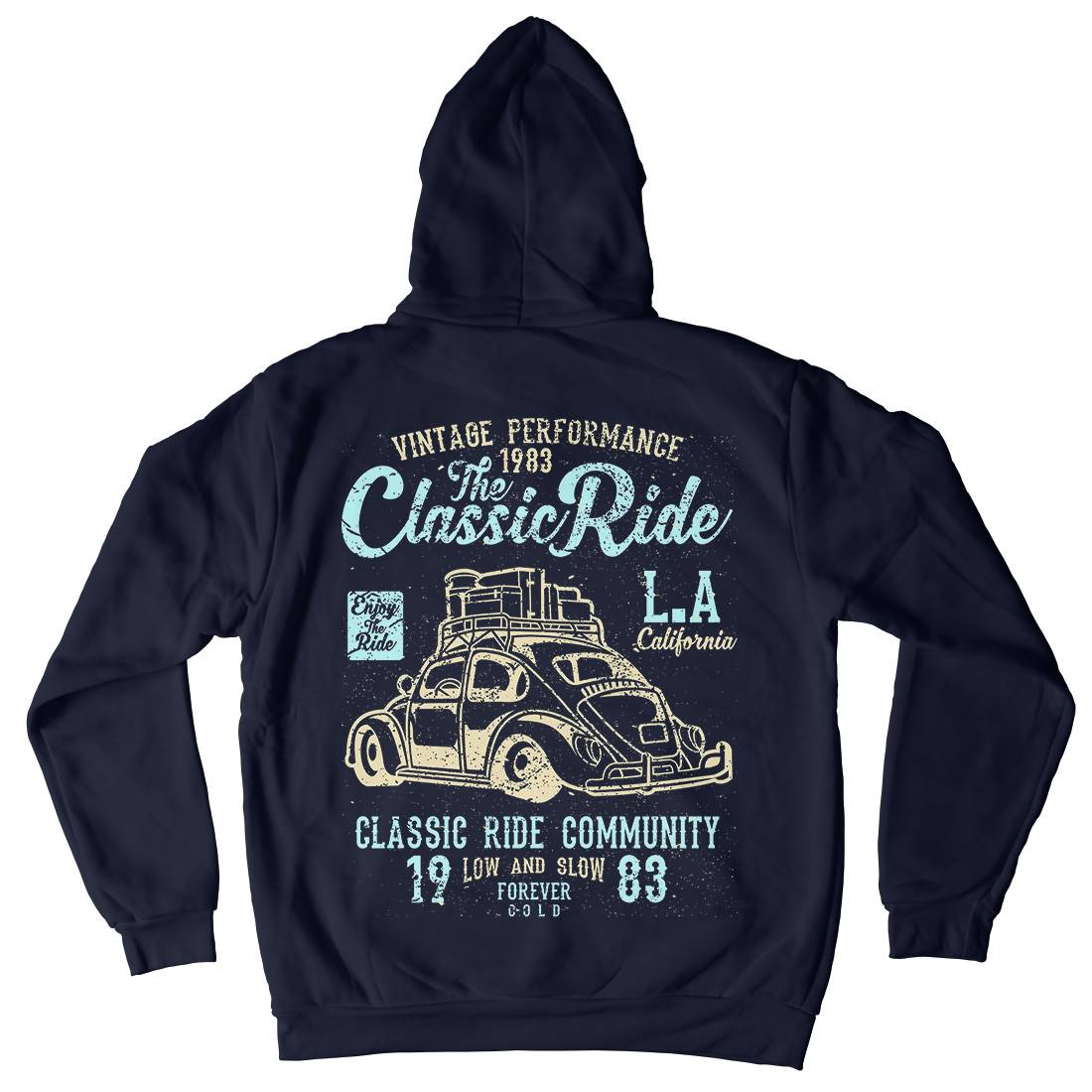Classic Ride Kids Crew Neck Hoodie Cars A171