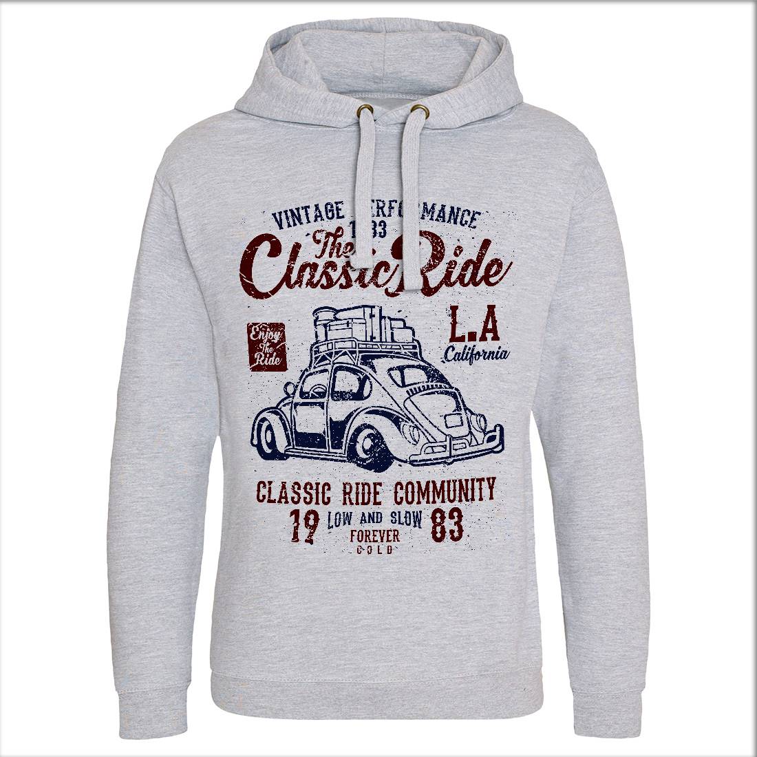 Classic Ride Mens Hoodie Without Pocket Cars A171