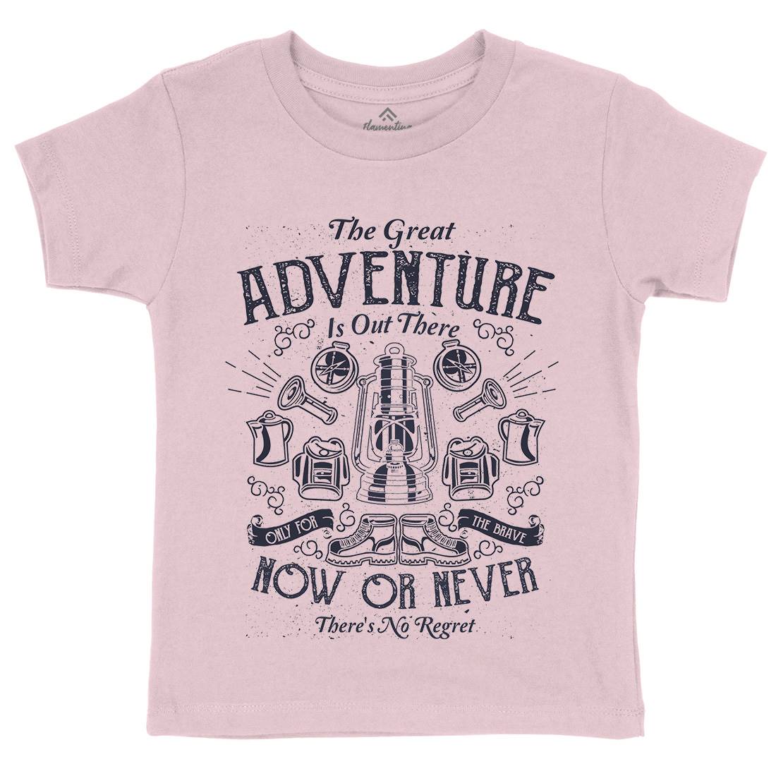 Great Adventure Kids Crew Neck T-Shirt Nature A173