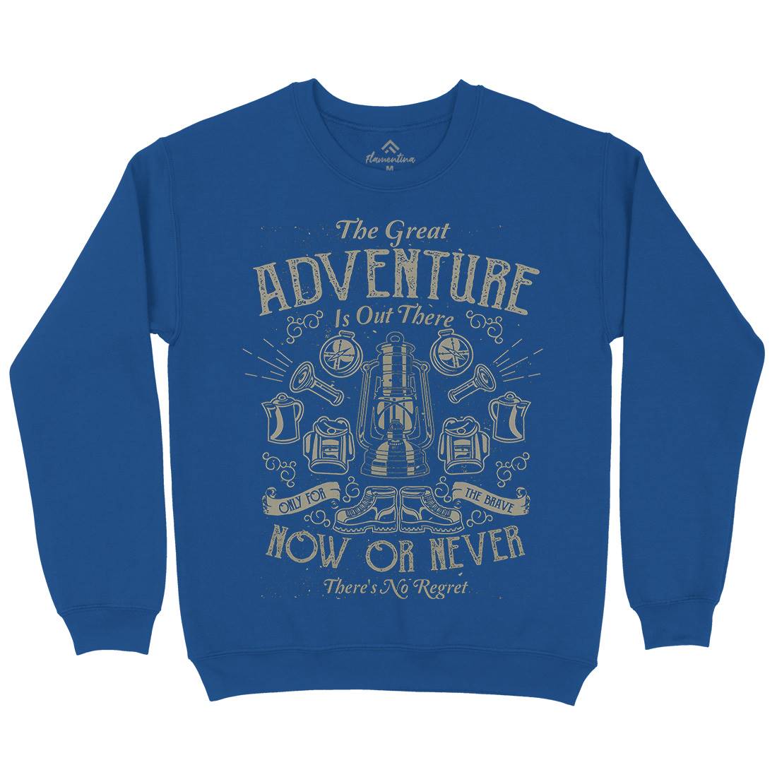 Great Adventure Mens Crew Neck Sweatshirt Nature A173
