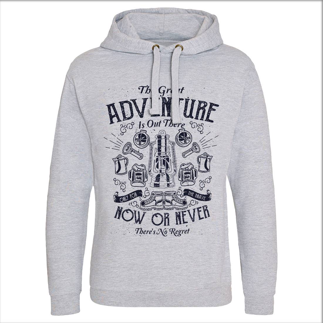 Great Adventure Mens Hoodie Without Pocket Nature A173