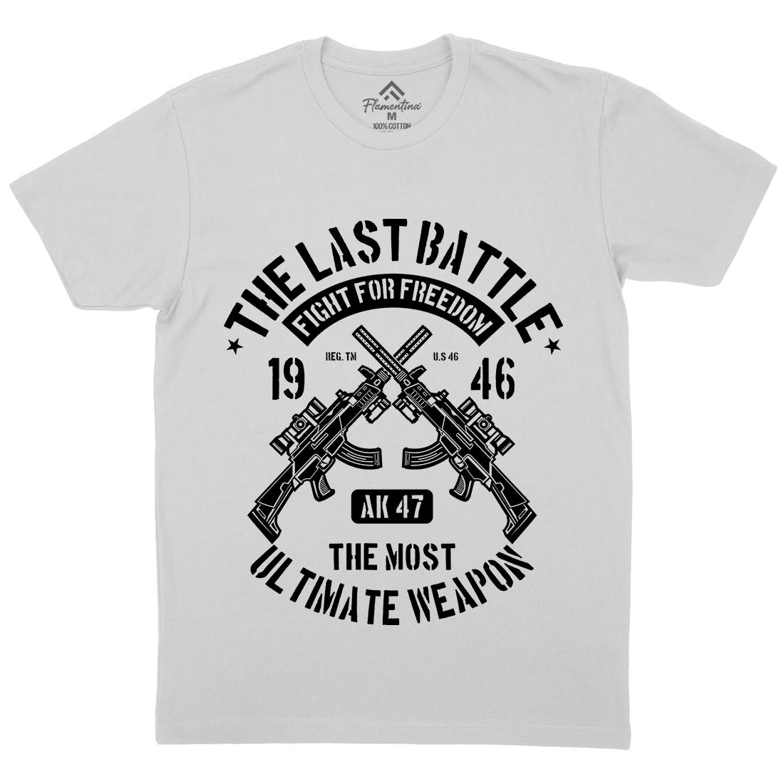 Last Battle Mens Crew Neck T-Shirt Army A174