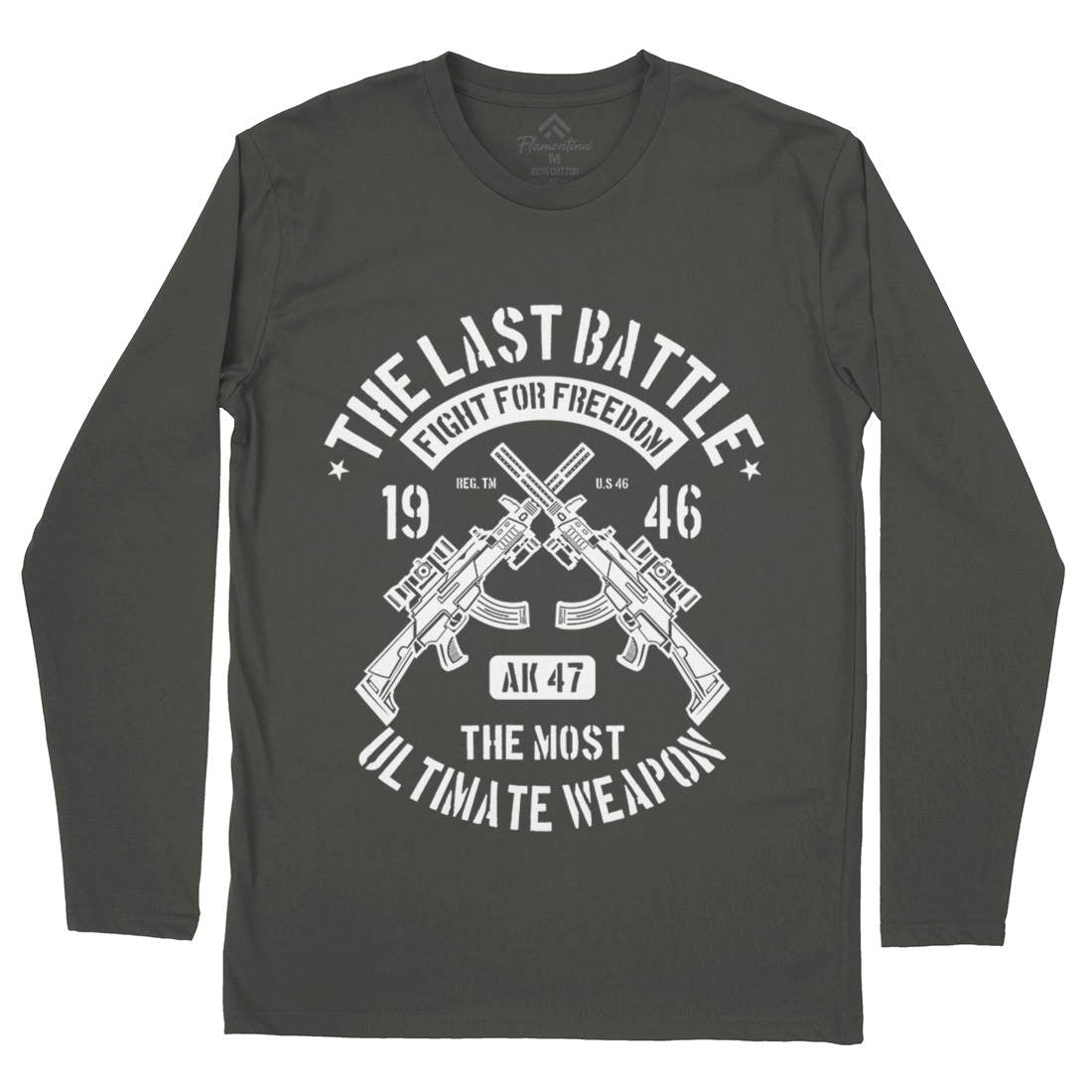 Last Battle Mens Long Sleeve T-Shirt Army A174