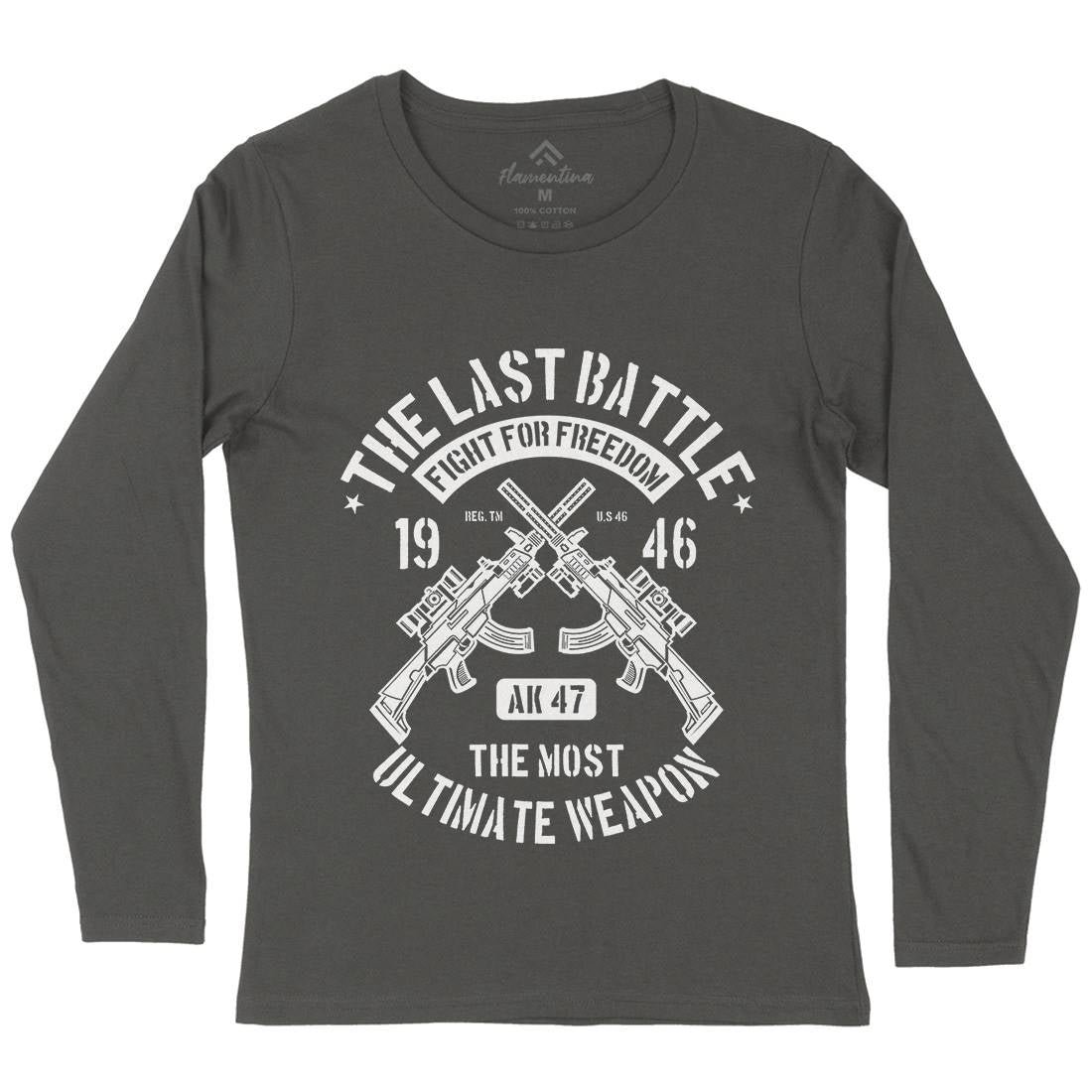Last Battle Womens Long Sleeve T-Shirt Army A174