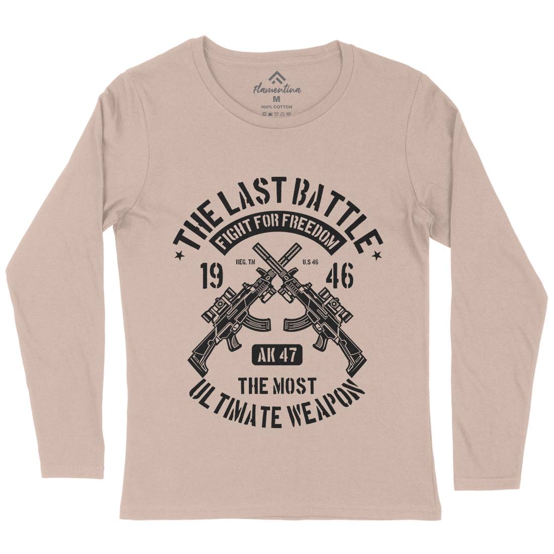 Last Battle Womens Long Sleeve T-Shirt Army A174