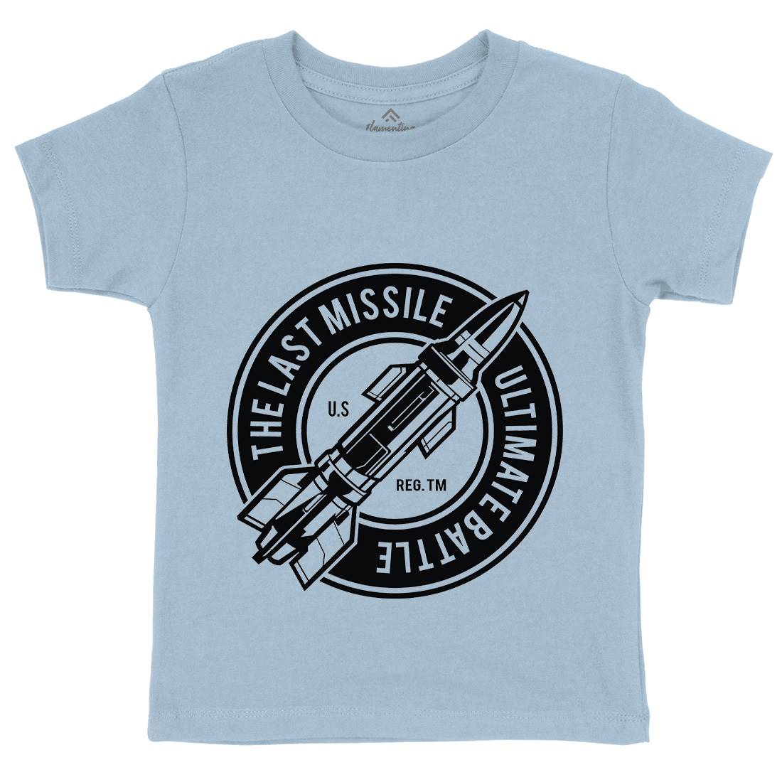 Last Missile Kids Crew Neck T-Shirt Army A175