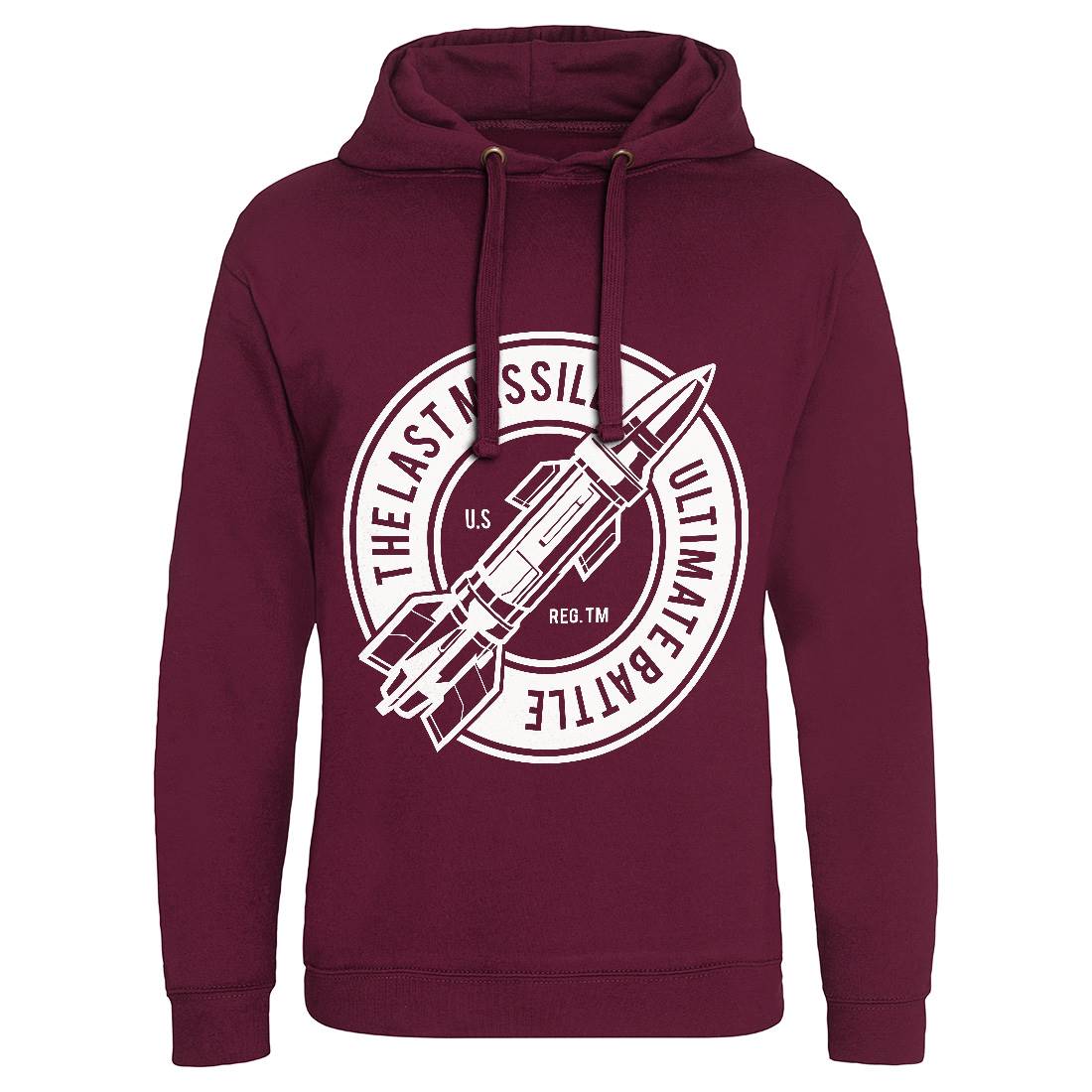 Last Missile Mens Hoodie Without Pocket Army A175