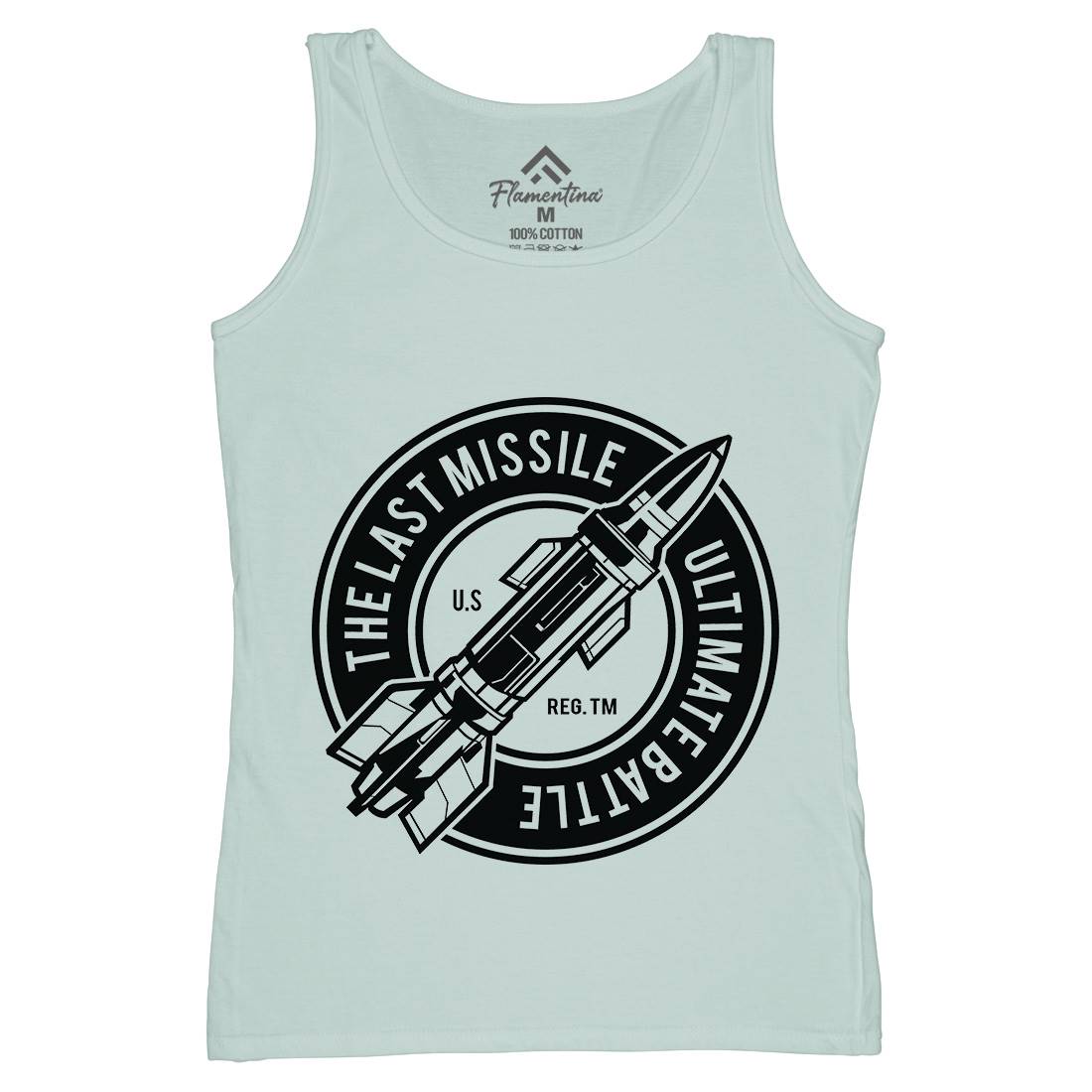 Last Missile Womens Organic Tank Top Vest Army A175
