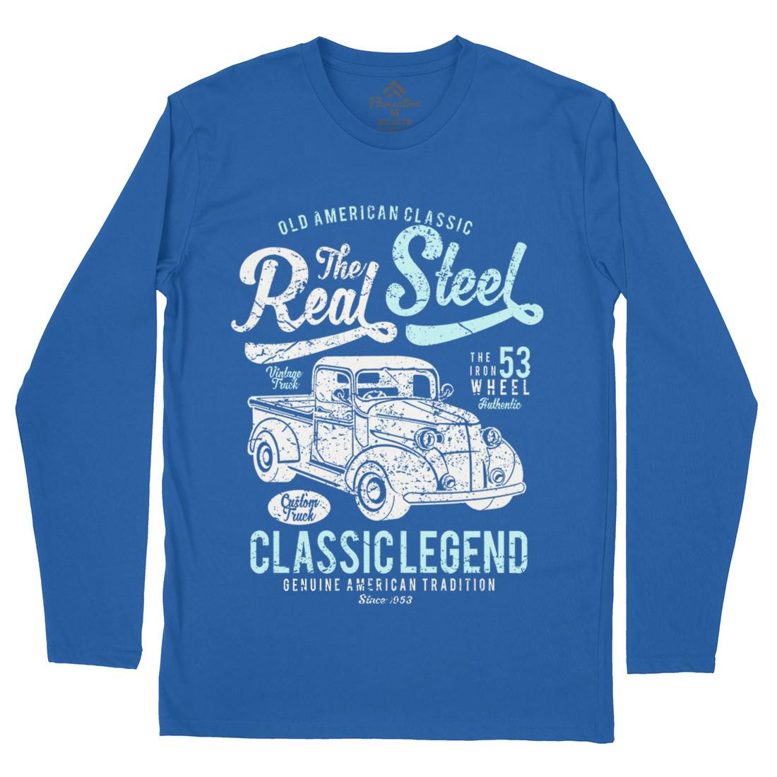 Real Steel Mens Long Sleeve T-Shirt Cars A177