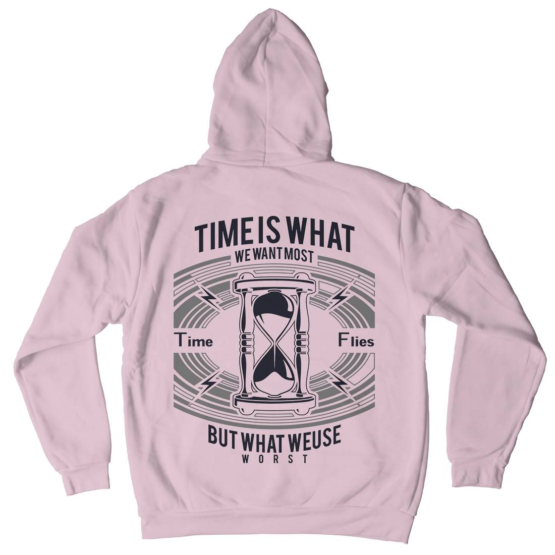 Time Kids Crew Neck Hoodie Quotes A178