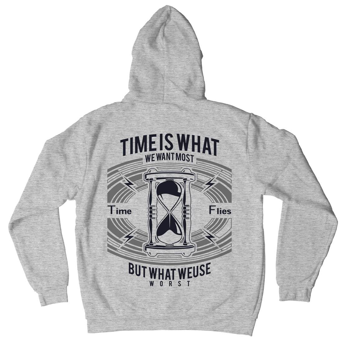 Time Kids Crew Neck Hoodie Quotes A178