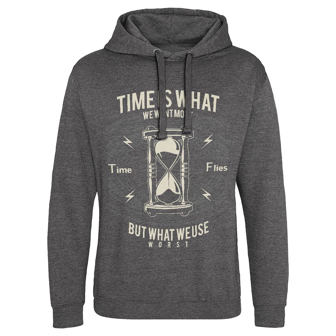 Time Mens Hoodie Without Pocket Quotes A178