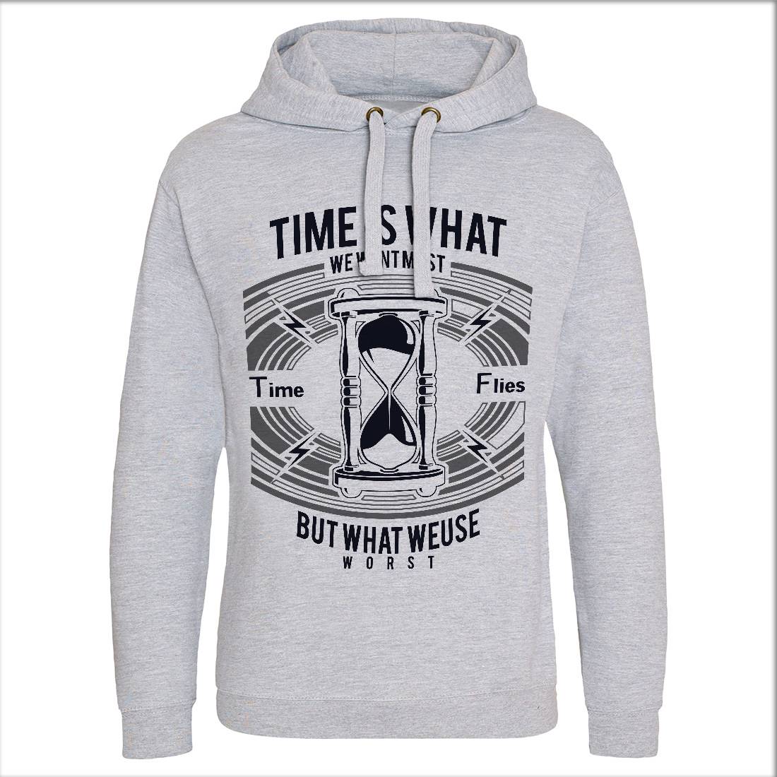 Time Mens Hoodie Without Pocket Quotes A178
