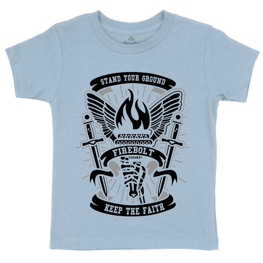 Torch Kids Crew Neck T-Shirt Retro A180