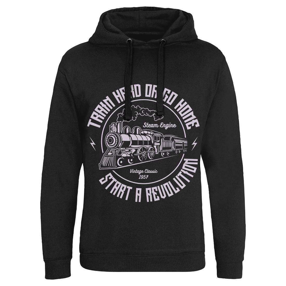 Train Hard Mens Hoodie Without Pocket Vehicles A182