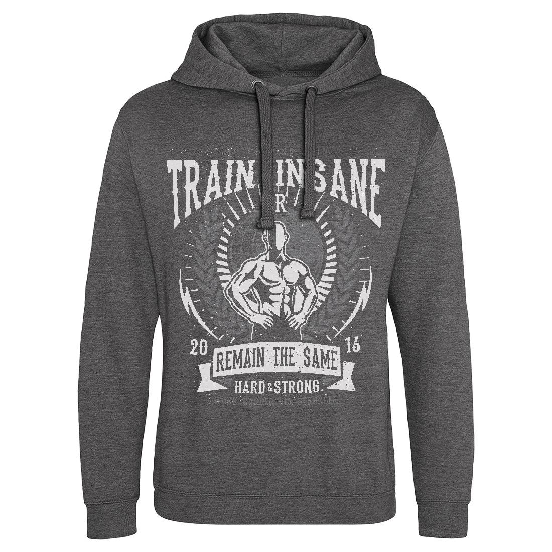Train Insane Mens Hoodie Without Pocket Gym A183