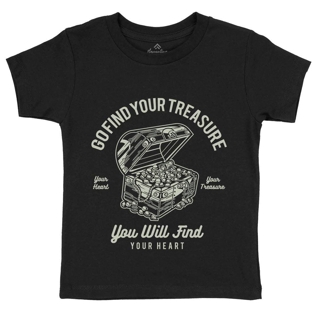 Treasure Kids Organic Crew Neck T-Shirt Quotes A184