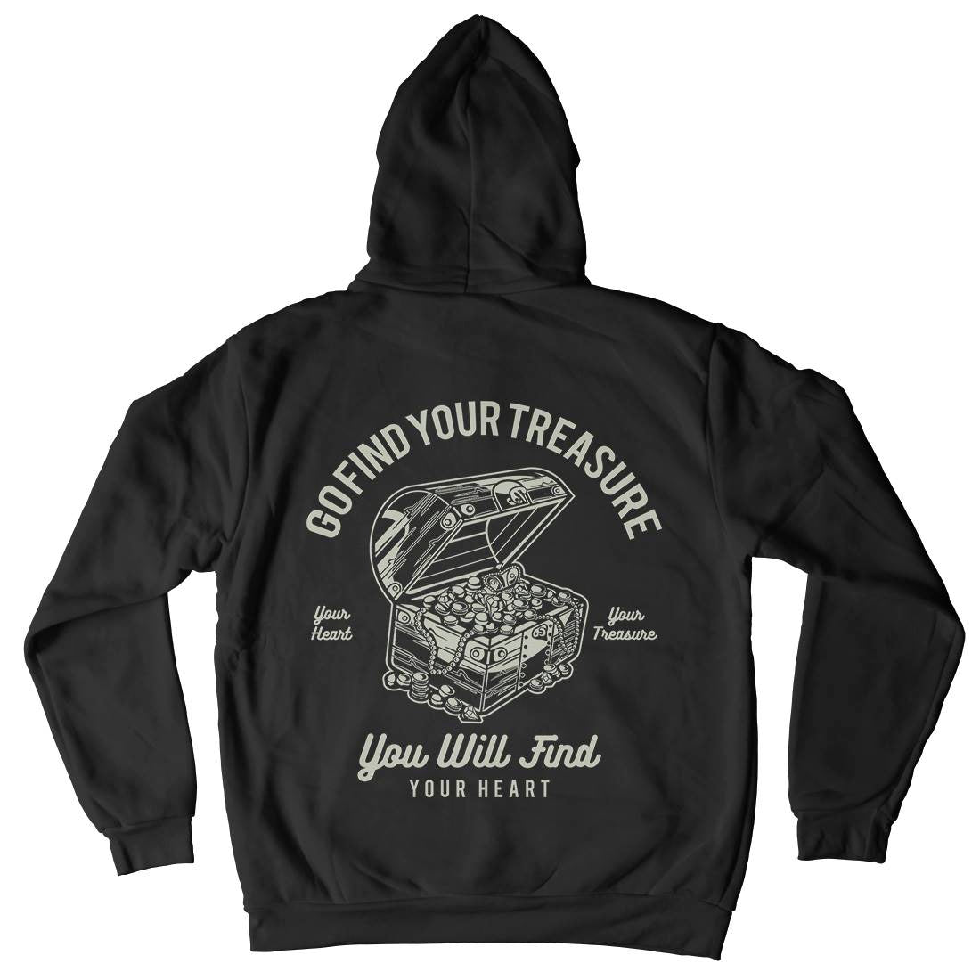Treasure Mens Hoodie With Pocket Quotes A184
