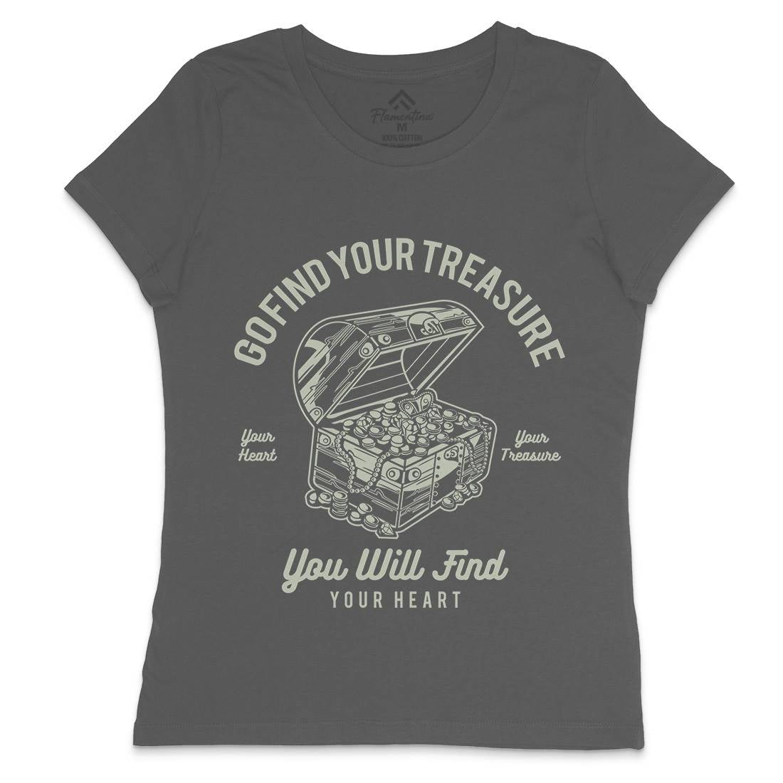 Treasure Womens Crew Neck T-Shirt Quotes A184