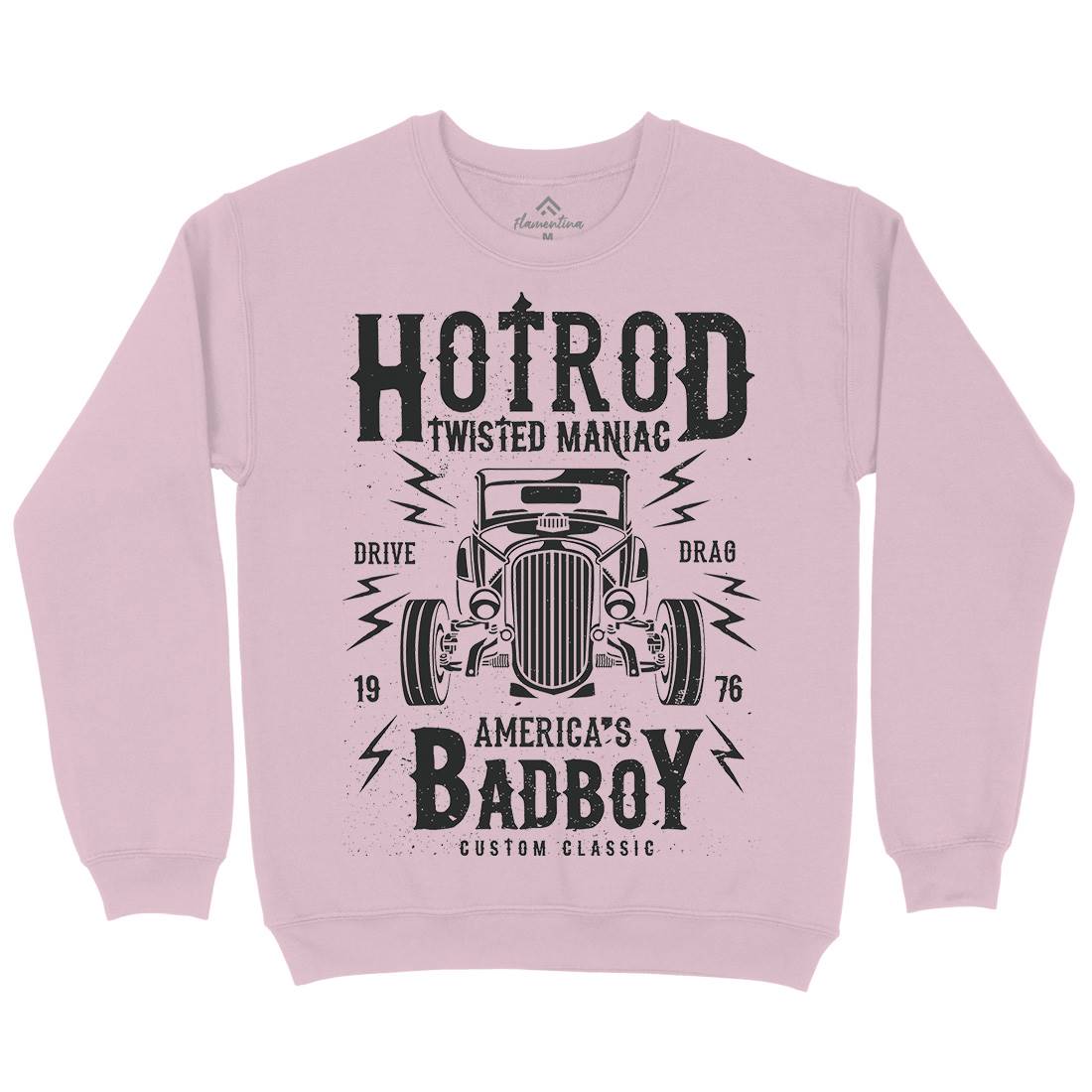 Twisted Hotrod Kids Crew Neck Sweatshirt Cars A185