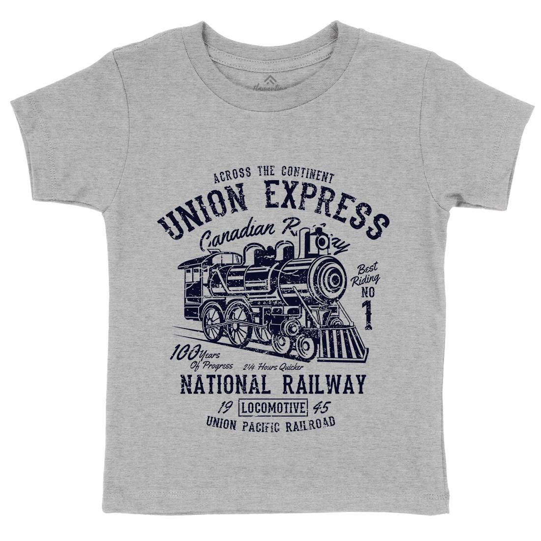 Union Express Kids Crew Neck T-Shirt Vehicles A188