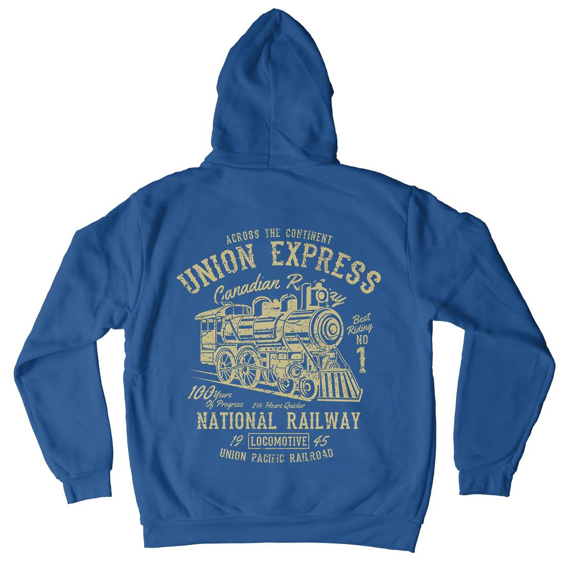 Union Express Mens Hoodie With Pocket Vehicles A188