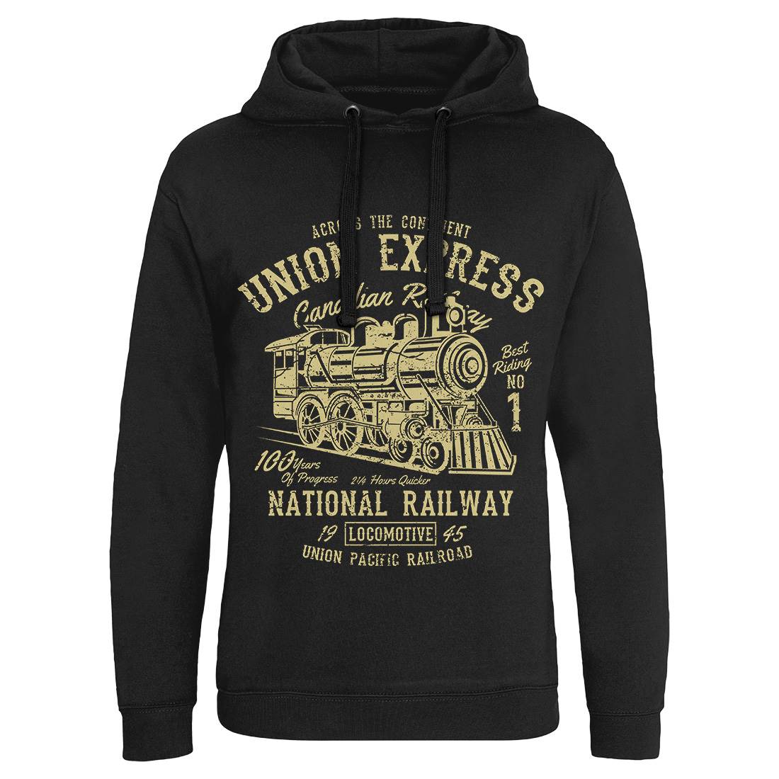 Union Express Mens Hoodie Without Pocket Vehicles A188