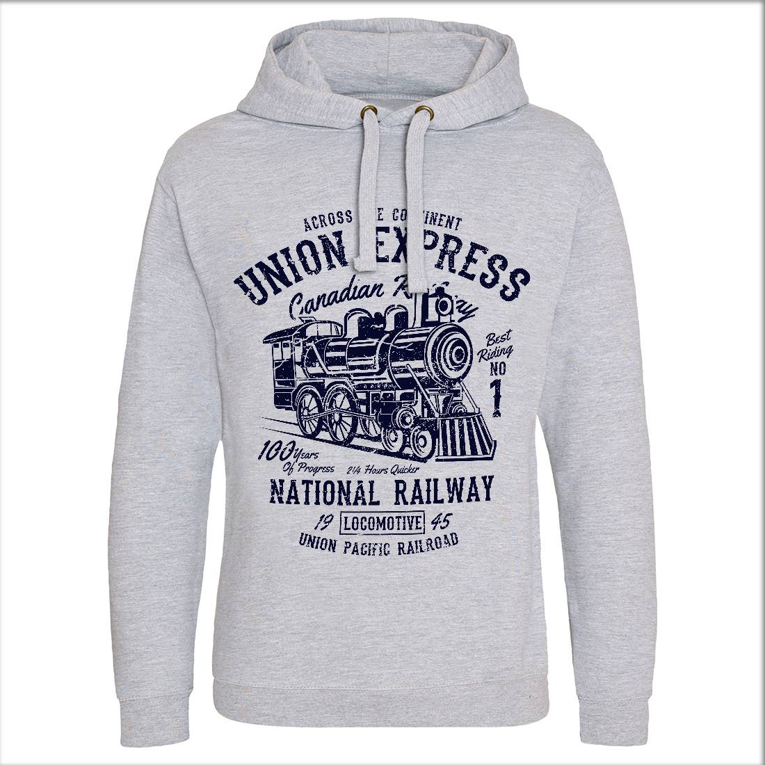 Union Express Mens Hoodie Without Pocket Vehicles A188
