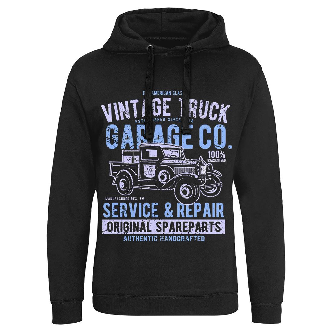 Vintage Truck Mens Hoodie Without Pocket Vehicles A193