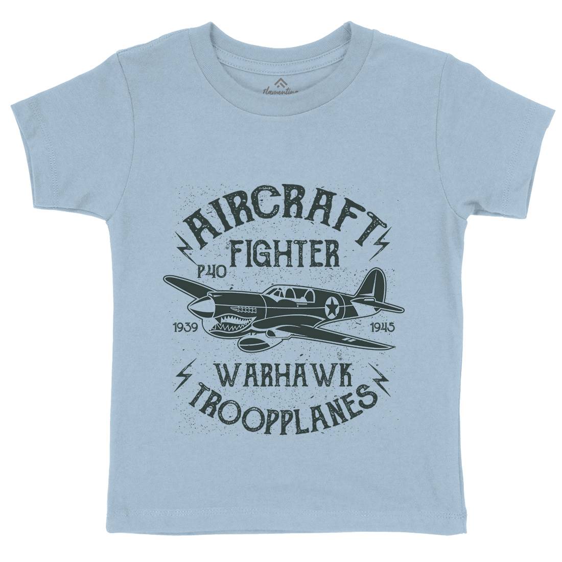 Warhawk Kids Organic Crew Neck T-Shirt Vehicles A194