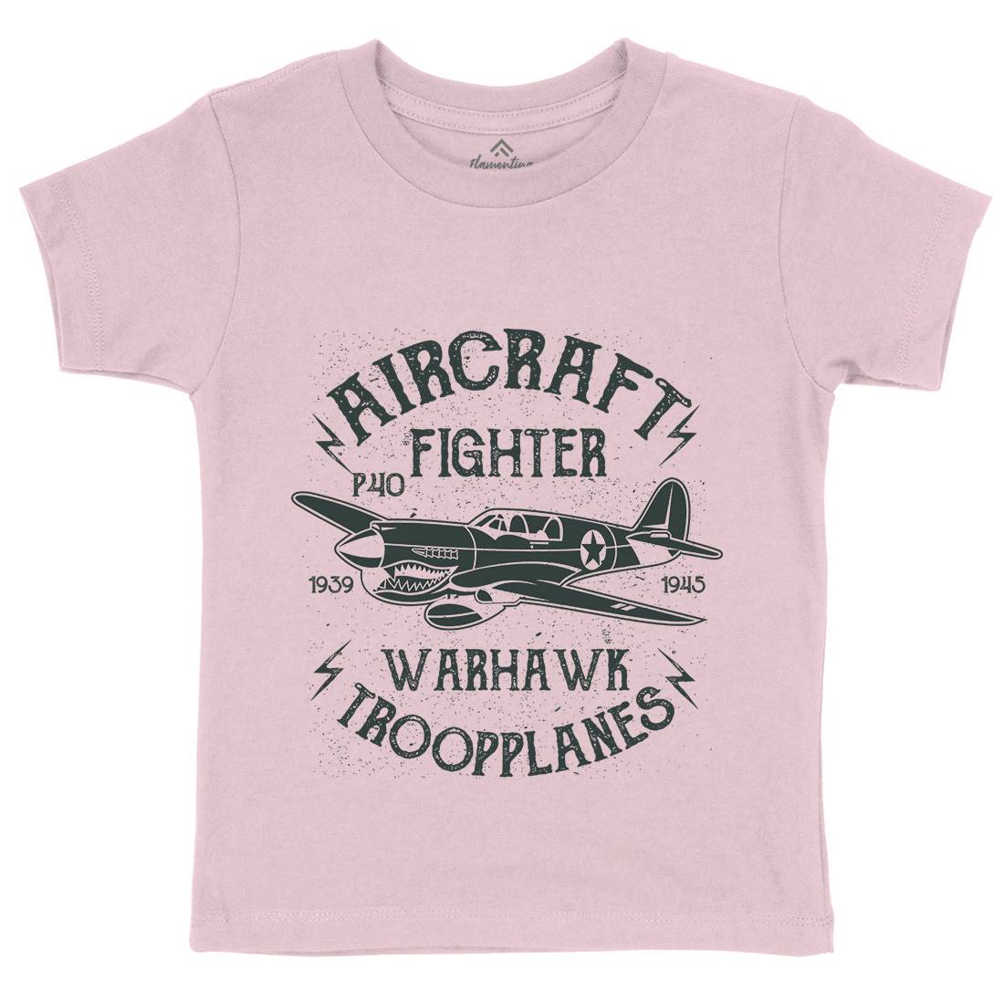 Warhawk Kids Crew Neck T-Shirt Vehicles A194