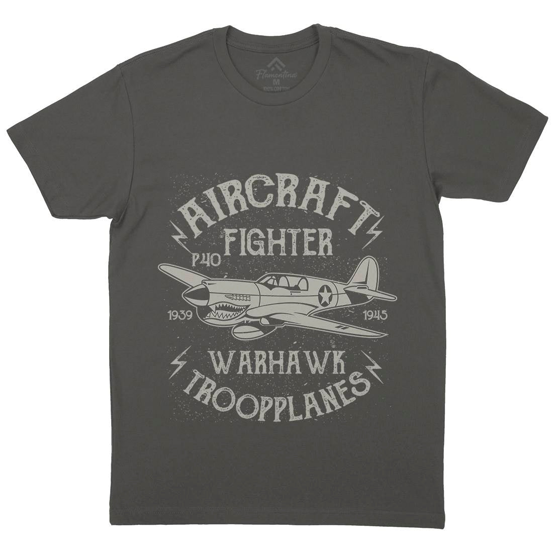Warhawk Mens Crew Neck T-Shirt Vehicles A194